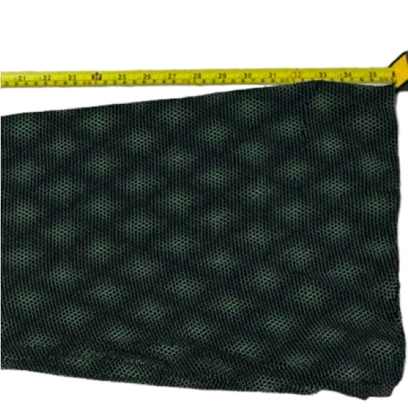 Vintage Carole Little Mini dress Scalelike design Neon Kelly Green Black Size 12 - Picture 6 of 7